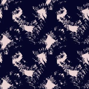 Abstract Colourful Brushstrokes Seamless Pattern Stock Illustration