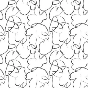 Abstract Colourful Brushstrokes Seamless Pattern Illustrazione stock