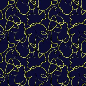 Abstract Colourful Brushstrokes Seamless Pattern Stock Illustration