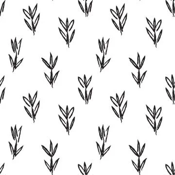 Abstract Colourful Brushstrokes Seamless Pattern Stock Illustration