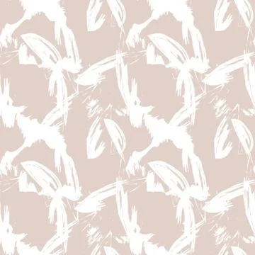 Abstract Colourful Brushstrokes Seamless Pattern Stock Illustration