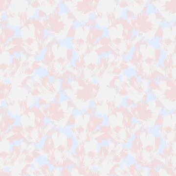 Abstract Colourful Brushstrokes Seamless Pattern Stock Illustration
