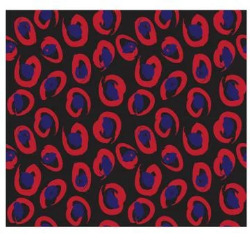 Abstract Colourful Brushstrokes Seamless Print/Pattern in Vector Stock Illustration