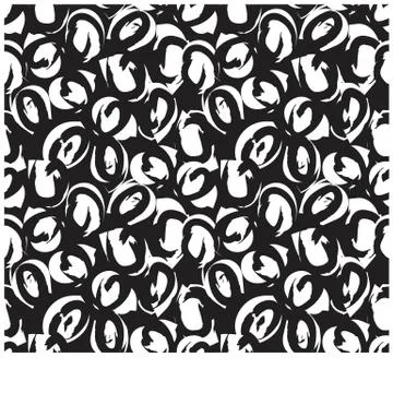 Abstract Colourful Brushstrokes Seamless Print/Pattern in Vector Stock Illustration