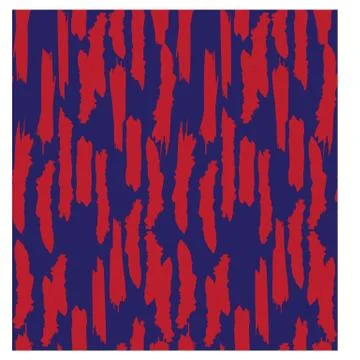 Abstract Colourful Brushstrokes Seamless Print/Pattern in Vector Stock Illustration
