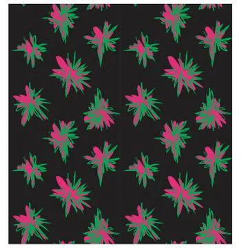 Abstract Colourful Brushstrokes Seamless Print/Pattern in Vector Stock Illustration