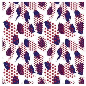 Abstract Colourful Brushstrokes Seamless Print/Pattern in Vector Illustrazione stock
