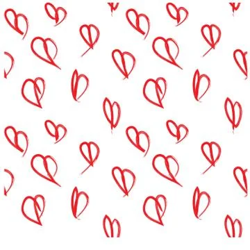 Abstract Colourful Brushstrokes Seamless Print/Pattern in Vector Stock Illustration