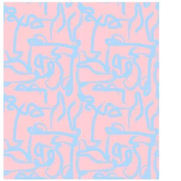 Abstract Colourful Brushstrokes Seamless Print/Pattern in Vector Stock Illustration