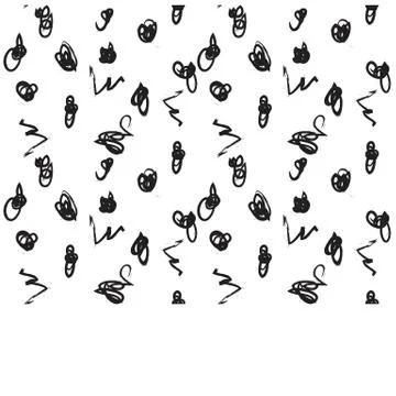 Abstract Colourful Brushstrokes Seamless Print/Pattern in Vector Stock Illustration