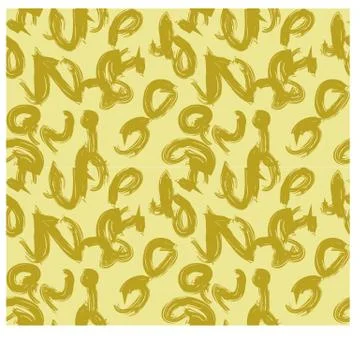 Abstract Colourful Brushstrokes Seamless Print/Pattern in Vector Stock Illustration