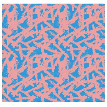 Abstract Colourful Brushstrokes Seamless Print/Pattern in Vector Stock Illustration