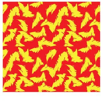 Abstract Colourful Brushstrokes Seamless Print/Pattern in Vector Stock Illustration