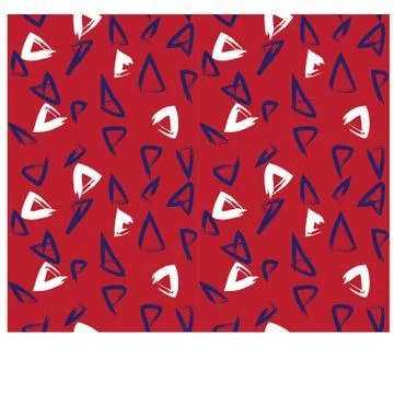 Abstract Colourful Brushstrokes Seamless Print/Pattern in Vector Stock Illustration