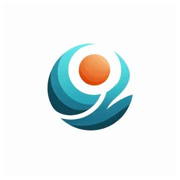 Abstract colourful circle icon, logo vector isolated on white background Stock-Illustration