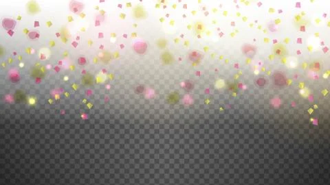 Abstract Colourful Gems, Triangles on Transparent Background  - Vector Illu.. Stock Illustration
