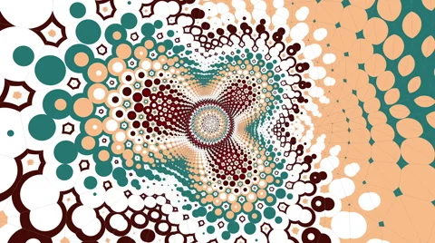 Abstract Colourful Geometry Environment Stock Footage 48992476