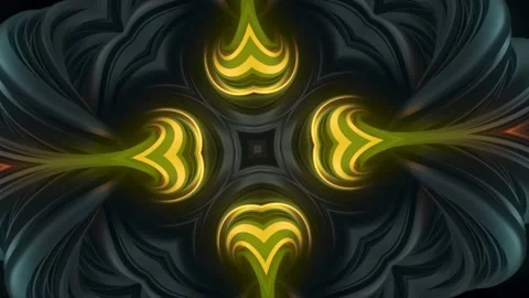 Abstract colourful kaleidoscope background loop Stock Footage 188319315