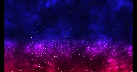 Abstract colourful loop scientific background video with glowing effect Stock Footage 316937210