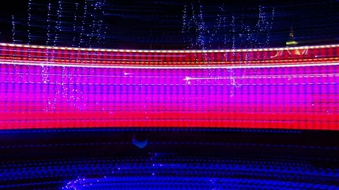 Abstract colourful neon light Stock Footage 88700353