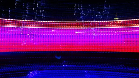 Abstract colourful neon light Stock Footage 88700396