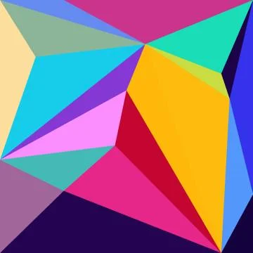 Abstract colourful pattern geometric backgrounds vector design Stock Illustration