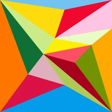 Abstract colourful pattern geometric backgrounds vector design Stock Illustration