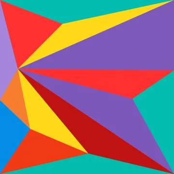 Abstract colourful pattern geometric backgrounds vector design Stock Illustration