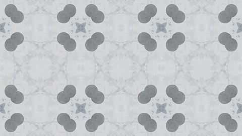 Abstract, colourful, symmetric pattern, ornamental decorative kaleidoscope Stock Footage 114573373