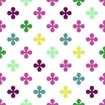 Abstract colourful vector background with flowers Illustrazione stock