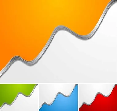 Abstract colourful wavy backgrounds. Vector design eps 10 Abstract colourf... Stock Photos