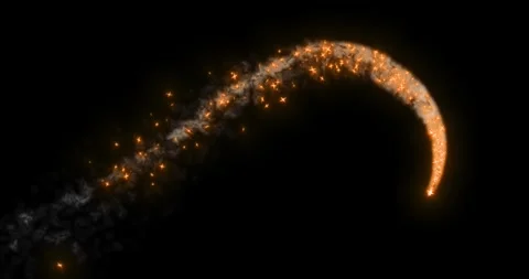 Abstract comet 1 Stock Footage 313871236