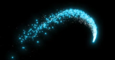 Abstract comet 3 Stock Footage 313871216