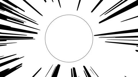 Abstract comic book black radial lines Stock Footage 323345146