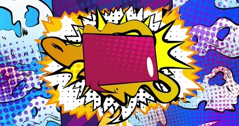 Abstract Comic Book Colorful Backdrop Stock Footage 169063885