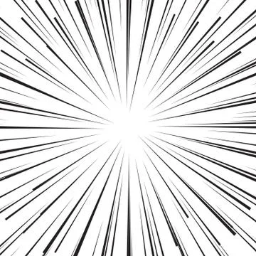 Abstract comic book flash explosion radial lines background Illustrazione stock