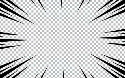 Abstract comic book flash explosion radial lines background. Vector illustr.. Illustrazione stock