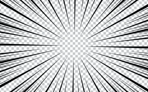 Abstract comic book radial lines background. Vector illustration for superh.. Stock Illustration