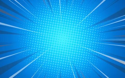 Abstract Comic Book Style Background. Modern creative pop art ray halftone .. Stockillustratie