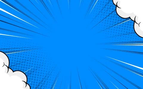Abstract Comic Book Style Background. Modern creative pop art ray halftone .. Stock Illustration