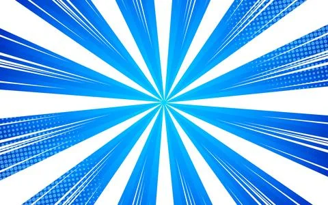 Abstract comic explosion background with radial effect. Vector illustration. Stock Illustration