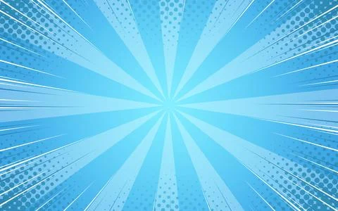 Abstract comic explosion background with radial effect. Vector illustration. Illustrazione stock