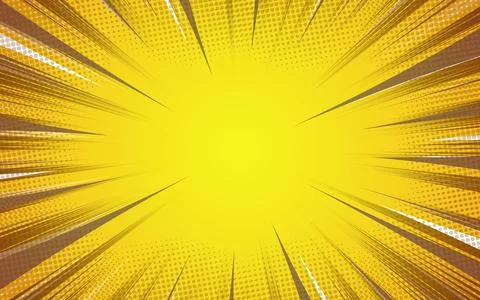 Abstract comic explosion background with radial effect. Vector illustration. 库存插图