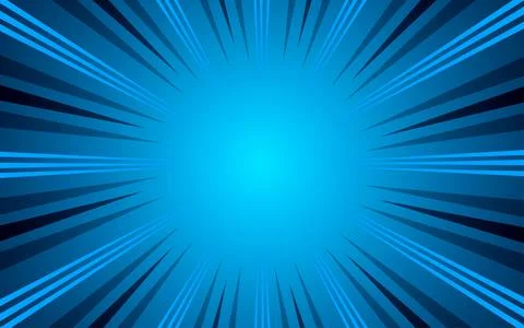 Abstract comic zoom background vector illustration Stock Illustration