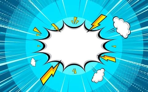 Abstract comic zoom background. Vector illustration. Stock Illustration