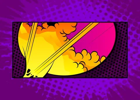 Abstract Comics Background. Poster, banner, flyer, cover. Comic book elements Stock Illustration