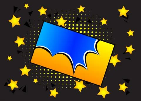 Abstract Comics Background. Poster, banner, flyer, cover. Comic book elements Stock Illustration