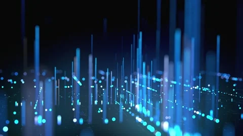 Abstract communication background loop Stock Footage 140534994