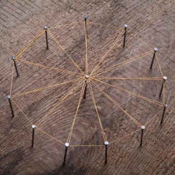 Abstract communication background. Stock Photos