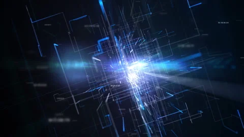 Abstract communication scheme loop Stock Footage 104420519